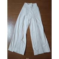 ราคา กางเกงขายาวสีขาวแต่งผ้าซีทรูงานแบรนด์ABNORMALSZ.Mแต่เอวใส่ได้ถึงแค่26ค่ะผ้าหนาและหนักมาก (25594968374)