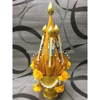 ราคา ขันธ์ครู ขันครู ขันธ์ครู 5 ขัน5 ขันธ์ 5 พาน สีทอง (2031540239)