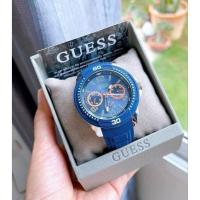 ราคา สายซิลิโคนสีน้ำเงิน มีเข็มบอกวัน,วันที่ ✨ นาฬิกา Guess W0967G2 (27742425293)