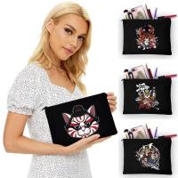 ราคา กระเป๋าแต่งหน้ากระเป๋าเครื่องสำอางผู้หญิงคุณภาพสูงสีดำซิปอุปกรณ์อาบน้ำหญิงแต่งหน้ากรณีกระเป๋าดินสอกระเป๋าสตางค์ (24831509198)