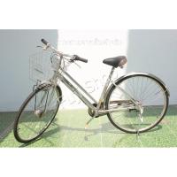 ราคา จักรยานแม่บ้านญี่ปุ่น - ล้อ 27 นิ้ว - มีเกียร์ - สีเงิน [จักรยานมือสอง] (21759631720)