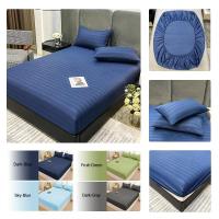 ราคา ผ้าปูที่นอน6ฟุต/5ฟุต/3.5ฟุตตรัดมุมsatin ชุดเครื่องนอนผ้าปูรัดมุมผ้าปูที่นอนสีพื้นนอนสบาย (27155432292)