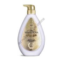 ราคา mistine white aura whitening lotion 400ml. มิสทีน ไวท์ออร่า โลชั่น 400มล. (40311556701)