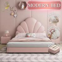 ราคา เตียงนอน เตียง เตียงนอนเจ้าหญิง (ไม่รวมที่นอน) เตียงหนังสไตล์โมเดิร์น Princess bed Modern bed เตียงเด็ก เตียงหนังทันสมัย (28959009261)