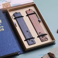 ราคา CHAMPSTEADY ที่คั่นหนังสือวินเทจ, สไตล์จีนโลตัสบ่อแสงจันทร์หนังสือคลิป, แบบพกพา Retro ไม้เครื่องเขียน Pagination Mark อ่านผู้ที่ชื่นชอบ (57651219692)