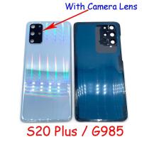 ราคา คุณภาพ AAAA สําหรับ Samsung Galaxy S20 Plus S20+ G985 ฝาหลังแบตเตอรี่พร้อมเลนส์กล้องกรณีอะไหล่ซ่อม (28485199697)