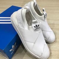 ราคา Adidas superstar slip on สีขาว มือ2 แท้ (5225137782)