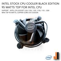 ราคา Heatsink แกนทองแดง Intel Stock CPU Cooler Black Edition For Intel CPU Socket LGA 1150, 1151, 1155, 1156, 1200 (ของใหม่) (11909704488)