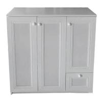 ราคา สินค้าประกอบสำเร็จDESIGN FURNITURE ตู้เสื้อผ้าเด็ก3บาน 1ลิ้นชัก บานเฟรม ล40*ก90*ส90 (41404224426)