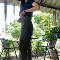 ราคา กางเกงยีนส์เอวสูง Lee ของแท้มือสอง⭐️ (5837265914)