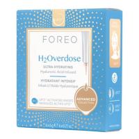ราคา •ส่งฟรี EMS• *พร้อมส่ง* FOREO H2Overdose Ultra Hydrating Hyaluronic Acid-Infused UFO Activated Mask 6 masks (6517949396)