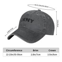ราคา DKNY (2) ผู้ใหญ่ล้างหมวกคาวบอยผ้าฝ้าย 100% โค้ง Brim Sun หมวก Casual All-Match Unisex เบสบอลหมวกปรับผู้ชายผู้หญิงหมวกหมวกเก่า (55950397309)