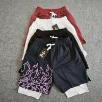 ราคา WMGFZ14 สไตล์ใหม่เปลวไฟบาสเกตบอลกางเกงขาสั้นปลอมสองชิ้นIns Streetสวมใส่อเมริกันกีฬาฟิตเนสสามจุดวิ่งBreathable Quick-Drying (41326030607)
