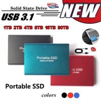 ราคา ฮาร์ดไดรฟ์ภายนอก 4TB/8TB/16TB ฮาร์ดไดรฟ์ภายนอก 30TB ไดรฟ์ Solid State แบบพกพา 64TB/128TB ฮาร์ดไดรฟ์ภายนอก (27606662651)