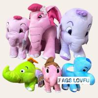 ราคา !!! ลดล้างสต๊อก ตุ๊กตาช้าง ส้มจิ๊ด ใบบอน 7-15 นิ้ว ตุ๊กตาต้นอ้อ ช้างกอแก้ว ลิขสิทธิ์แท้ มีป้าย (5776877226)