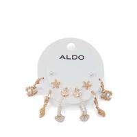 ราคา Aldo รุ่น Myanchor ต่างหูผู้หญิง สีทอง/Clear Multi (27579874891)