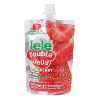 ราคา เจเล่ ขนมเยลลี่คาราจีแนนผสมผลไม้ ดับเบิ้ลเยลลี่ กลิ่นสตรอว์เบอร์รี่ ขนาด 125 กรัม (4831490159)