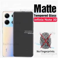 ราคา ฟิล์มกระจกนิรภัยกันรอยหน้าจอ ผิวด้าน 9H กันลายนิ้วมือ สําหรับ infinix Note 40 30 pro 30 Vip 30pro 40pro 30i 30vip Note30pro Note30vip Note40pro 4G 5G (22671940903)