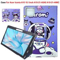 ราคา สําหรับ Acer Iconia A10 10.1 นิ้ว A10-21-A5A5 A10-21-A98C แฟชั่นน่ารักการ์ตูนแท็บเล็ตคุณภาพสูง PU หนัง Drop ทนฝาครอบ (29437801719)
