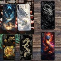 ราคา นุ่มสีดํา Huawei P10 P10 Lite P20 P20 Lite P20 Pro P30 P30 Lite P30 Pro A2 มังกรเคสโทรศัพท์ (44312421032)