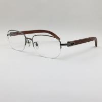 ราคา แว่นตากันแดดรุ่น Cartier แบบขาไม้ รหัส KA8101 สำหรับผู้ชายและผู้หญิง ออกแบบมาเป็นครึ่งกรอบ และเหมาะสำหรับคนสายตาสั้น (51400301212)