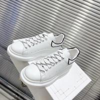 ราคา รองเท้าผ้าใบ Alexander McQueen Unisex ในหางซิลิคอนสีดํา สไตล์คลาสสิกและอเนกประสงค์ คราบและริ้วรอย รองเท้าผู้หญิงแฟชั่นในหนังวัวนุ่ม ydxz (46650920104)