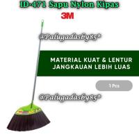 ราคา (1 ชุด) 3MTM Scotch-BriteTM ไม้กวาดไนลอนพัดลมสีดํา / ไม้กวาดพัดลมไนลอน Scotch Brite ID-471 (1 ชุด) (42073089991)