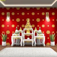 ราคา วอลเปเปอร์ติดผนังลายใบโพธิ์ (20853512623)