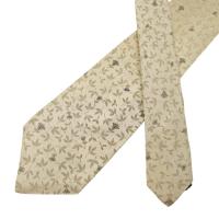 ราคา เนคไท Ermenegildo Zegna Silk Beige Floral Geometric Italy เนคไทแบรนด์เนม ของแท้ (28239252679)