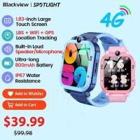 ราคา Blackview Z20 Kids Smartwatch IP67 กันน้ํา, 4G SOS โทรฉุกเฉิน, จอภาพ, GPS + LBS + WIFI ติดตามตําแหน่งนาฬิกาโทรศัพท์ (45800002852)