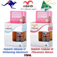 ราคา Rebirth Cellular B Plavenom Serum เซรั่มพิษผึ้ง / Rebirth Miracle C Whitening Maximum Serum เซรั่มวิตามินซี 10 ml. (21793660411)