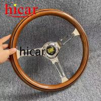 ราคา Omp พวงมาลัยรถยนต์ไม้ แฮนด์เมด สไตล์วินเทจ คลาสสิก 15 นิ้ว 380 มม. (28203715602)