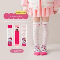 ราคา ถุงเท้าสูงสำหรับเด็ก แบบการ์ตูนคิตตี้ สไตล์ฤดูร้อน (42007561640)