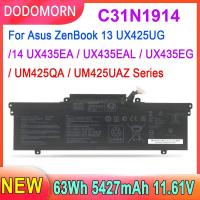 ราคา DODOMORN C31N1914แบตเตอรี่แล็ปท็อปสำหรับ Asus ZenBook 14 UX435EA UX435EG UM425QA UM425UAZ Ultralight 13 63Wh (26471916423)