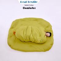 ราคา ผ้าห่มผ้าฝ้ายถัก สีเรียบ นุ่มอุ่น ระบายอากาศดี ขนาด 3.5 ฟุต/6 ฟุต (47150369325)