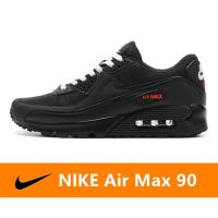 ราคา ของแท้ Nike Air Max 90 รองเท้าลำลองตาข่ายระบายอากาศ รองเท้าวิ่งเบาะลมคลาสสิก - สีดำ (19943942133)