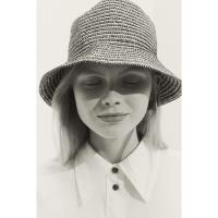 ราคา H&M(เอชแอนด์เอ็ม) หมวกฟางทรงบัคเก็ต ผู้หญิง 1215206_1 (25091583519)