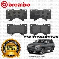 ราคา BREMBO Lexus LX470 UZJ200W ผ้าดิสเบรคหน้าหลัง (55050857030)