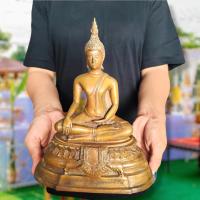 ราคา หลวงพ่อโต วัดบางพลีใน ปี2500 หนึ่งในหลวงพ่อ5พระองค์ เนื้อโลหะทองเหลือง (กว้าง7นิ้ว สูง9นิ้ว)เสริมความเจริญเติบโตก้าวหน้ (16174480510)