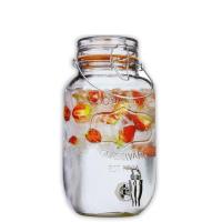 ราคา 【โถจ่ายน้ำ】ขนาด 3.76 ลิตร โหลแก้ว โหลจ่ายน้ำ โหลจ่ายน้ำหวาน ขวดโหลแก้ว รูปทรงสวย โหลแก้วมีก็อก (14999633929)