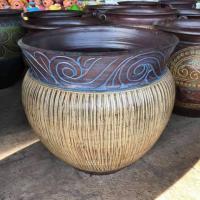 ราคา อ่างบัวดินเผา อ่างบัวปากกว้าง47เซน สูง37เซน (7541176321)