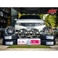 ราคา ล้อแม็กซ์ TC105X ขอบ15 สีHB พร้อมยาง TOYOTIRES TR1 195/55R15 ปี24 (25934085673)