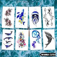 ราคา แทททูมินิมอล ปลาวาฬ วาฬ ทะเล แทททู มินิมอล minimal tattoo สติ๊กเกอร์ แทททูลอกลาย ลอกลาย แทททูรอยสัก รอยสัก stickers (8624156033)