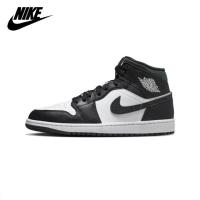 ราคา Nike Air Jordan 1 Mid SE Panda Elephant รองเท้าบาส ของแท้ 100% (24156390573)