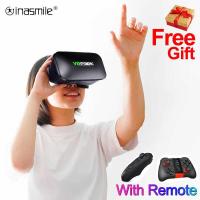 ราคา 3D VR Headset Virtual Reality Glasses Helmet for Smart Mobile Phone Smartphones Video Game Binoculars with Controllers (27152836736)