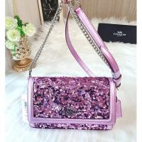 ราคา COACH CQ526 Flap Clutch Crossbody (25023716399)