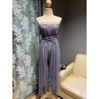 ราคา จั๊มสูทสายเดี่ยวขายาว7ส่วน สีเทา (17119353915)