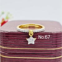 ราคา แหวนทอง แหวนเพชรCz(no.67) แหวนทองไมครอน เล่นแสง เล่นไฟสวยมากๆแบบฟรีไซส์ สินค้าตรงปก ปรับขนาดเองได้ ไม่ลอกดำ (22708306610)