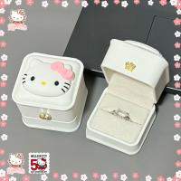 ราคา HelloKitty High-End กล่องเก็บแหวน Crown ล็อคเงินสเตอร์ลิง S925 แหวนเพทายแหวนกล่องเครื่องประดับ (28204178206)