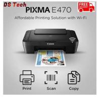 ราคา canon pixma E470 Printer (Print / Scan / Copy/ Wireless) (22532589371)